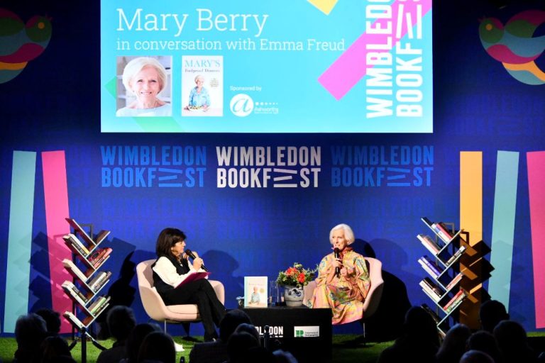 Mary Berry in Wimbledon Bookfest 2024